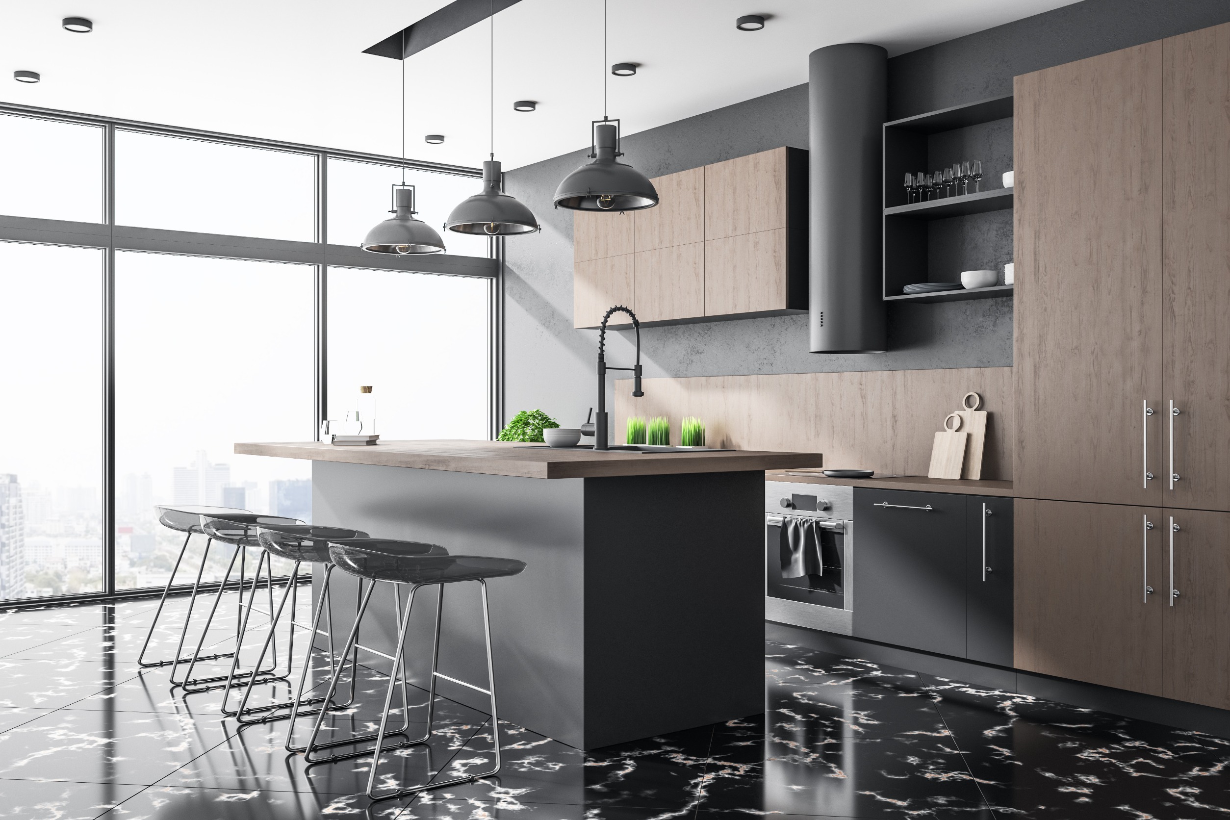 Enhancing Your Kitchen Floor with Epoxy Coating - Innovative Custom ...